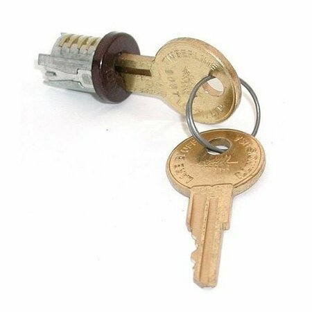 COMPX TIMBERLINE Timberline Lock Plug Stat Bronze Keyed Alike Key Number 102 LP-400-102TA